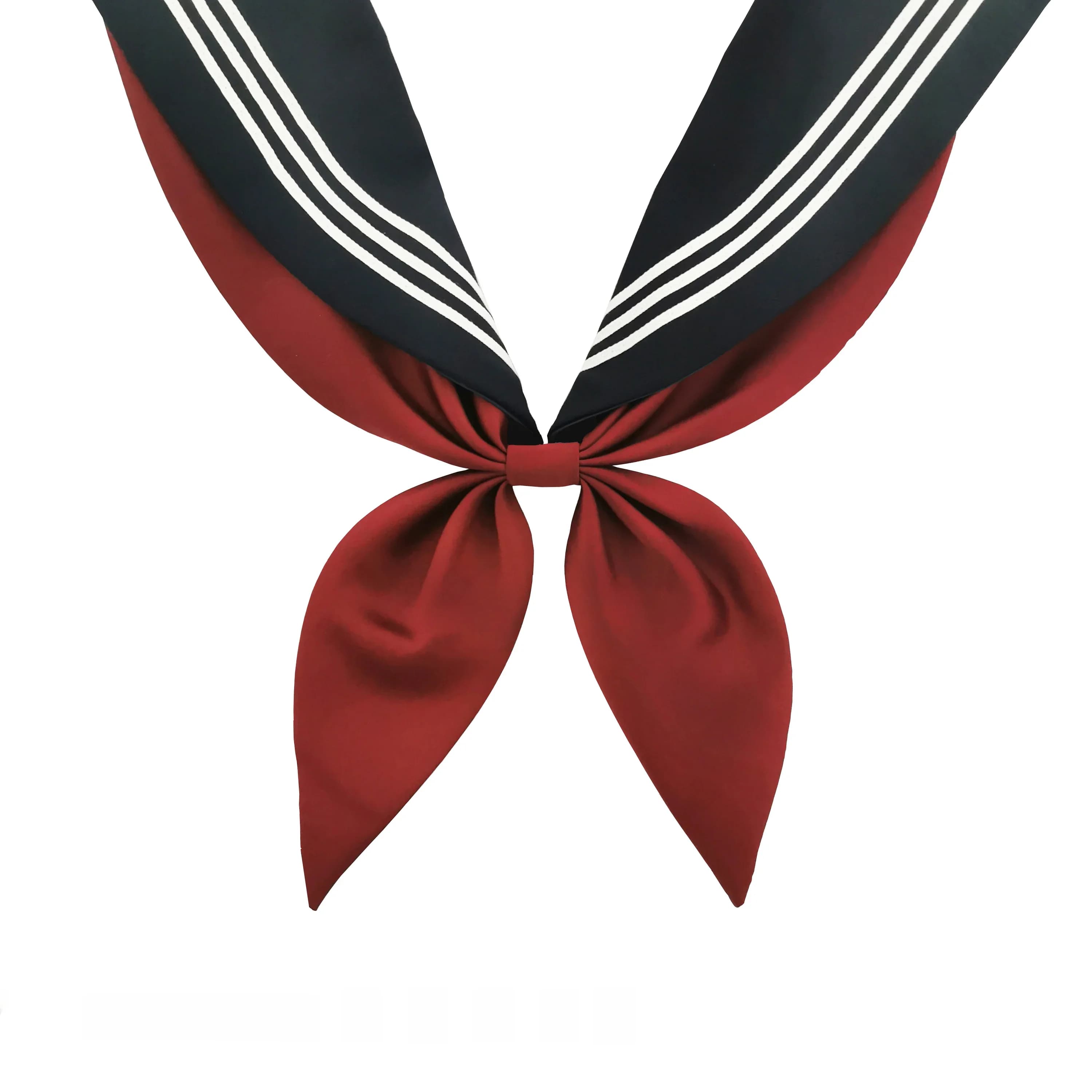 Nministériels d papillon classique rouge vin pour femmes, chemises à col, noeud papillon JK, olympiques pour filles, affaires, étudiant