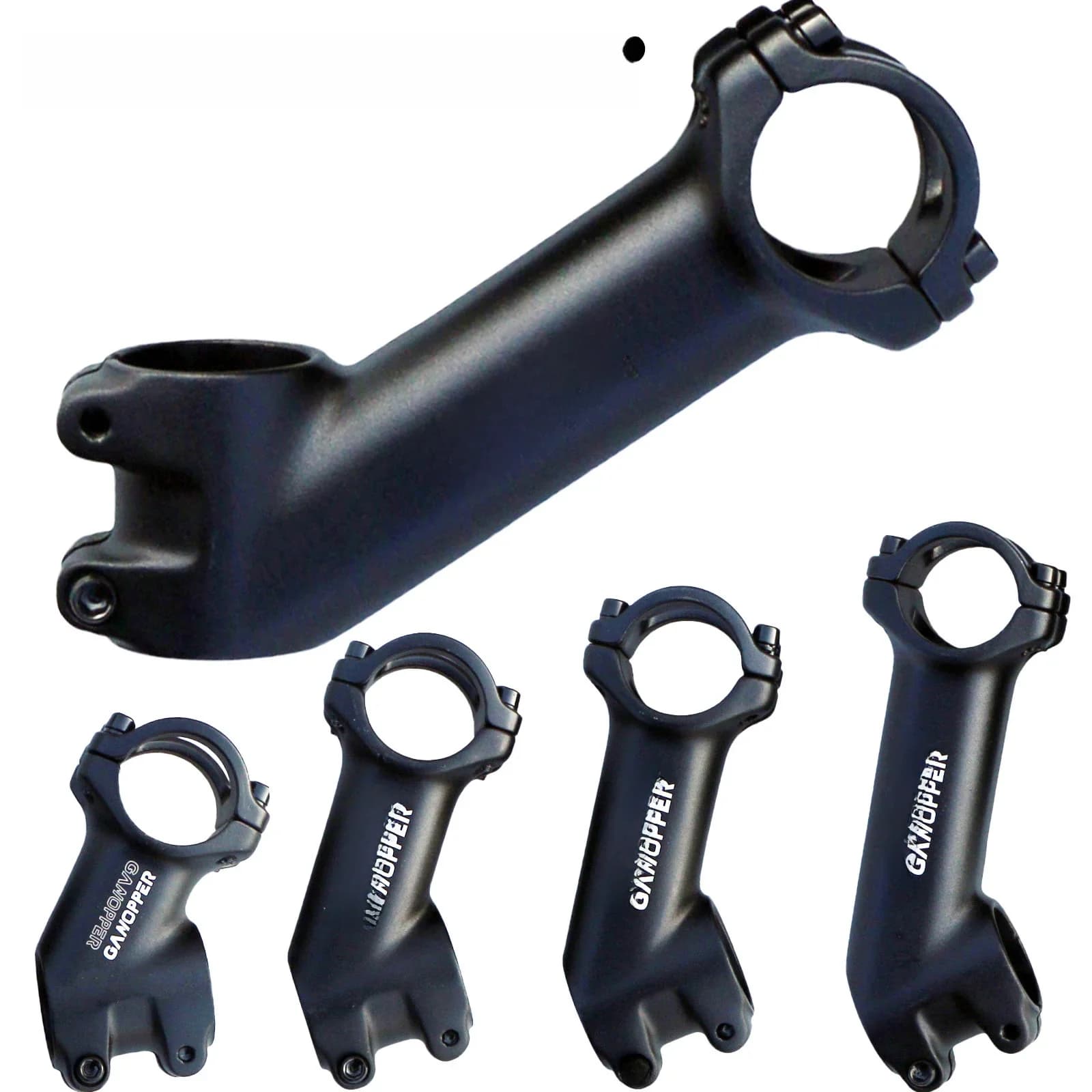 17 25 35 degrés VTT guidon tige 31.8 Riser vtt route vélo tige 31.8MM 60/70/80/90/100/110mm guidon cale