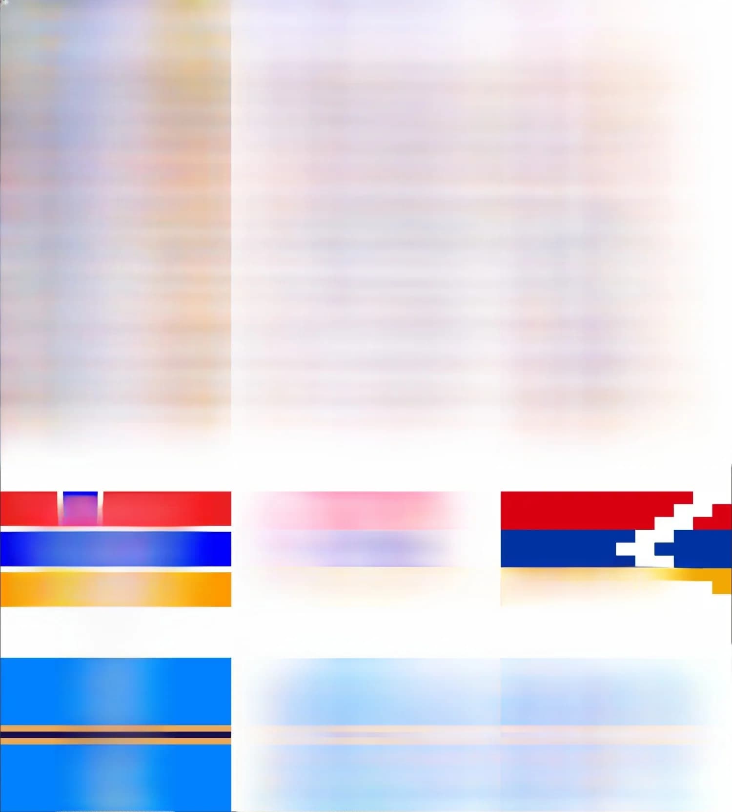 Drapeau d'Arménie 1990, choix de tailles : 21x14 cm / 2x3 pi / 3x5 pi / 45x30 cm / 30x20 cm, bannière Artsakh, Arméniens en Russie