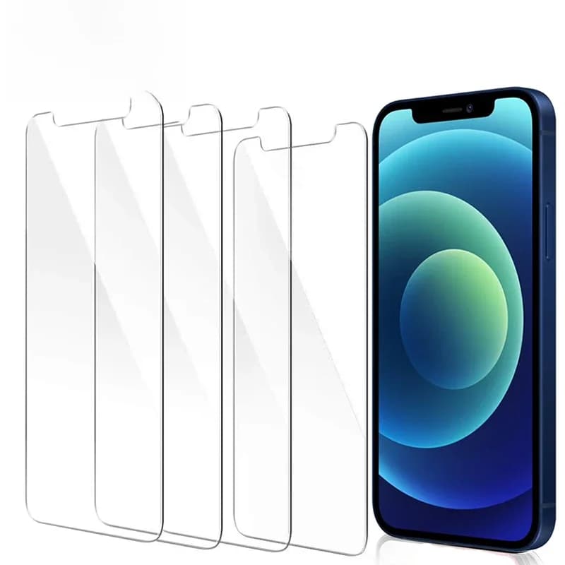 2/4 pièces de protection d'écran en verre trempé HD pour iPhone 16e 17e /11 12 13 Pro Max 12 Mini, compatible avec iPhone 6S 7 8 Plus /XR XS Max/SE 2020