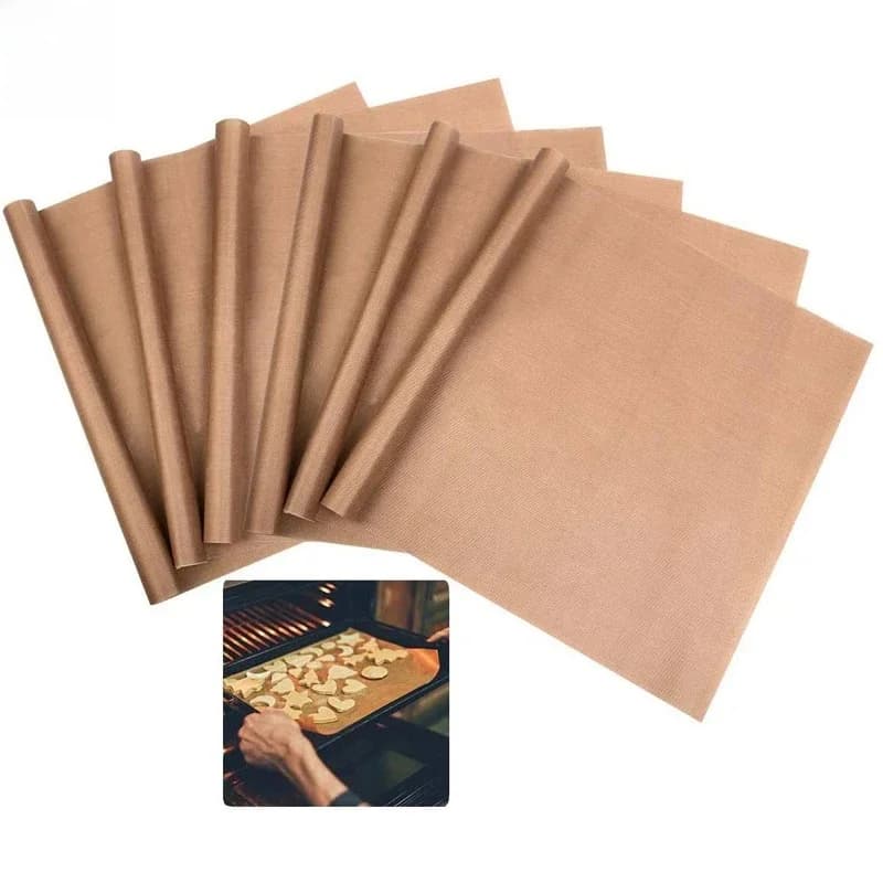Tampon en papier de transfert de chaleur antiadhésif, 5 pièces, tapis en papier de cuisson, lavable, four, réutilisable, résistant à la chaleur, outils de cuisson de cuisine