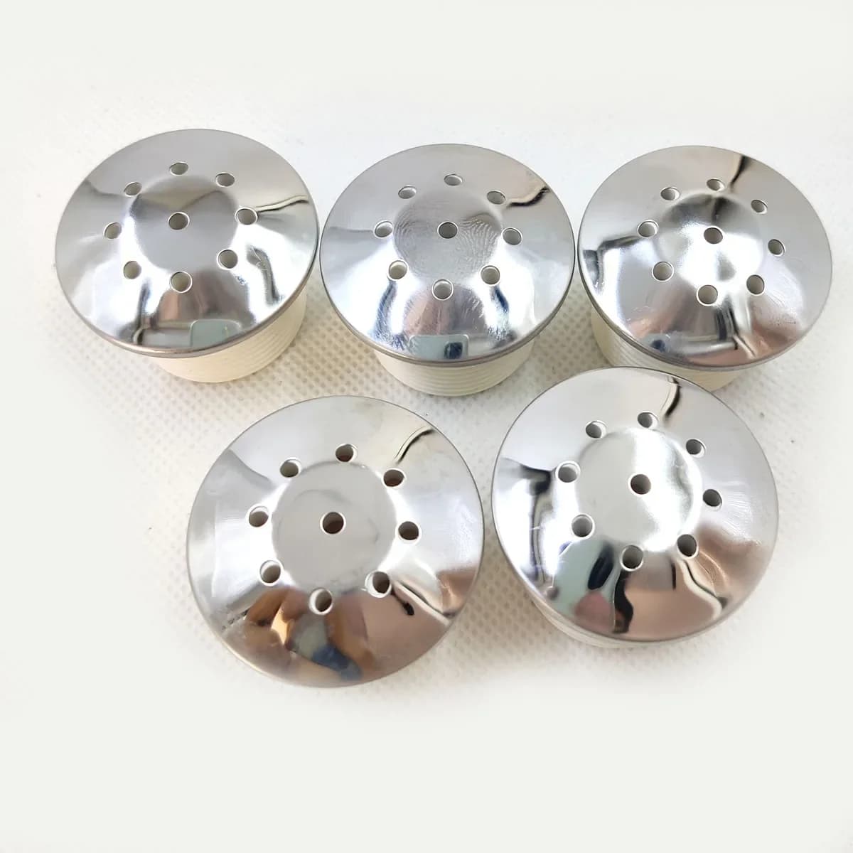 5 pièces/Accessoires de salle de bain pour spa, jet d'air en acier inoxydable 304, A1090S