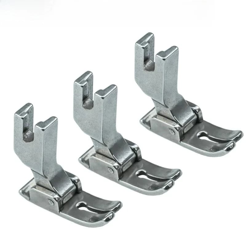 Pied standard pour machine à coudre industrielle, 1 aiguille, point noué, accessoires de couture, tout acier, haute qualité, P351, 3 pièces
