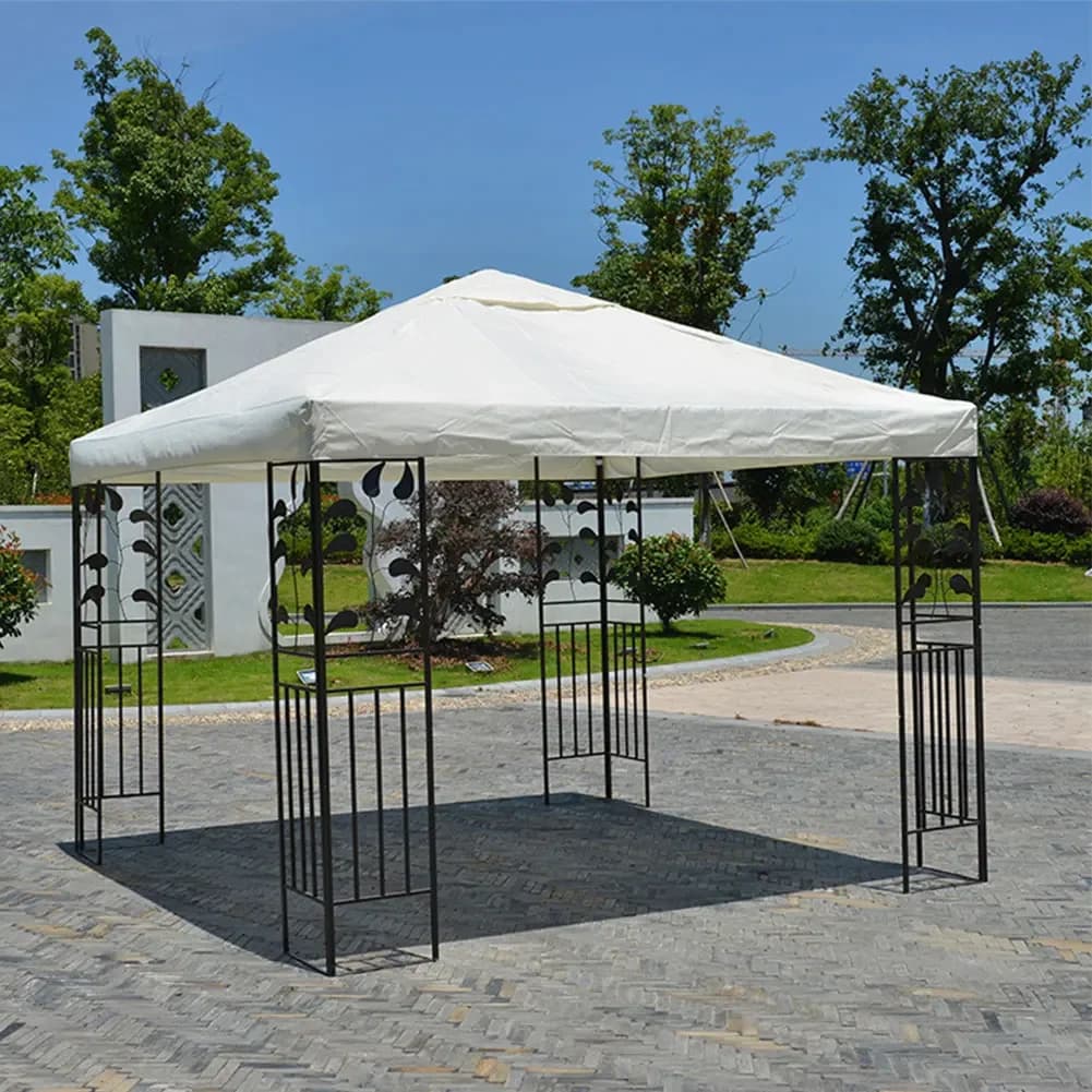 Tente pare-soleil en toile pour camping et randonnée, couverture de toit supérieure, 3x3m