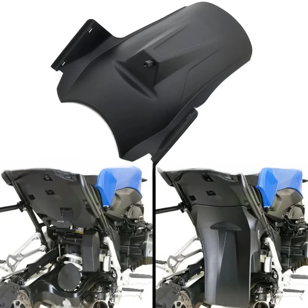 Garde-boue arrière de moto pour BMW R1200R R1200RS LC R1250R 2015 2016 2017 2018 2019 2020, plastique ABS noir