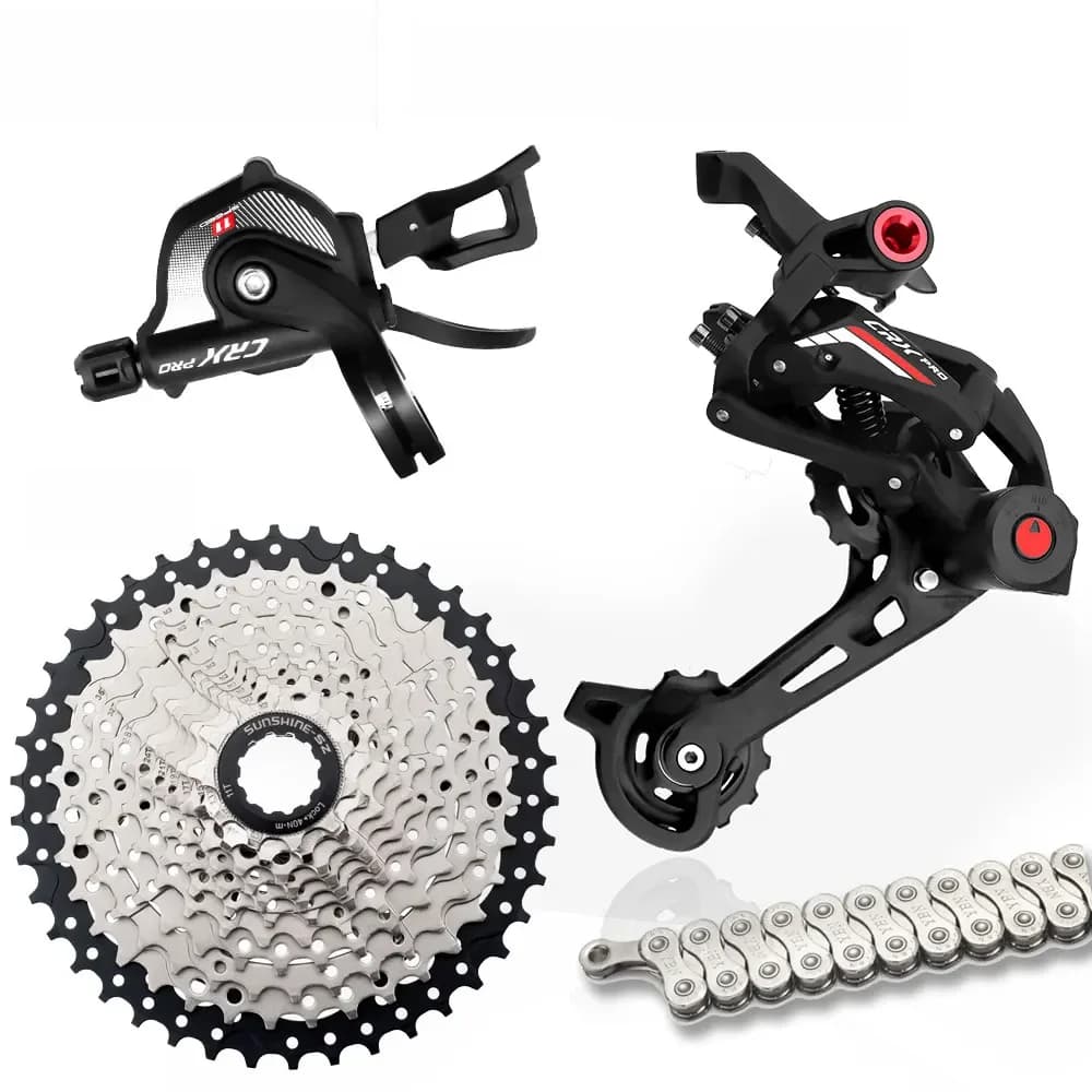GENSAH-Dérailleur de vélo CRX Pro 11 vitesses, groupe de chaînes 11 S, accessoires de vélo, 42 t, 46t, YBouches
