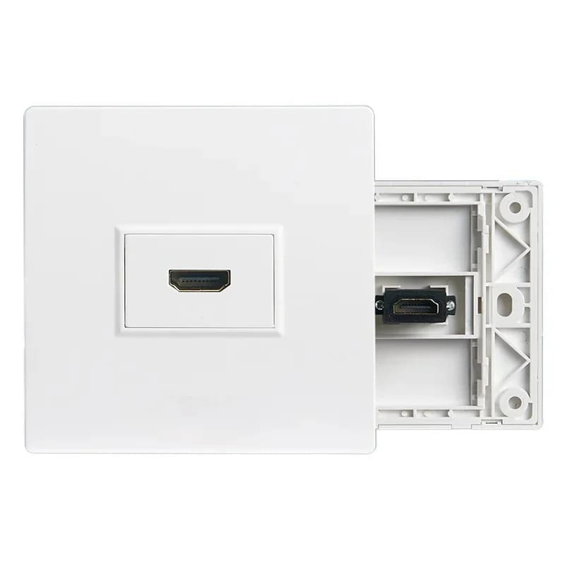 Panneau de Limitation Intégré, Câble HD 4K, HDMI, Vidéo, TV Numérique, Prise Directe, Sortie de Câble Réseau TV, 86mm