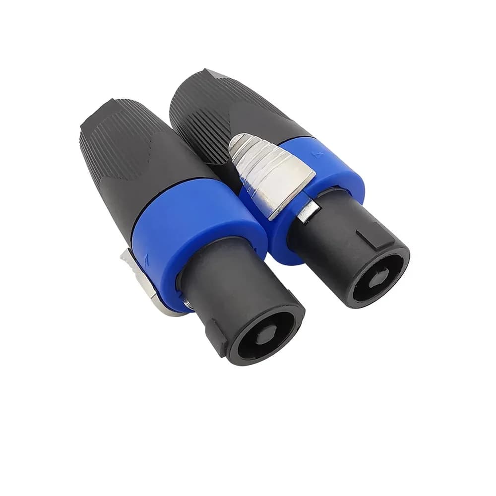 Connecteur de haut-parleur NL4FC à 4 pôles, 1/2 pièces, prise de haut-parleur, câble à verrouillage par torsion, adaptateur, accessoires pour NEUTRIK