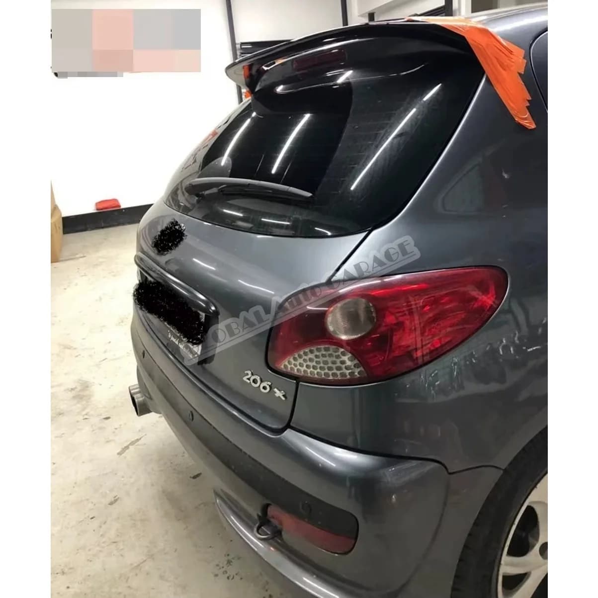 Spoilers d'antenne de voiture universels, diffuseur de style de voiture, séparateur de volets, accessoire automatique, Spomicrophone arrière, KIT 206 URA, 1998-2013