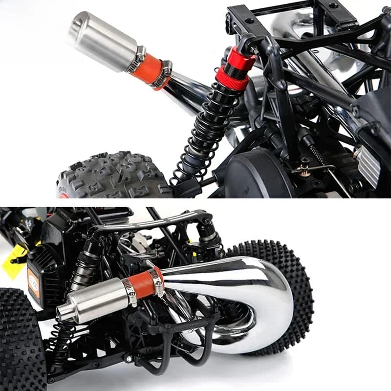 Kit de tuyau de silencieux de silencieux de gaz de voiture Rc, adapté à 1/5 HPI ROFUN BAHA ROVAN KM MCD BAJA 5B 5T 5SC Losi 5ive-t TDBX FS, pièces de Buggy
