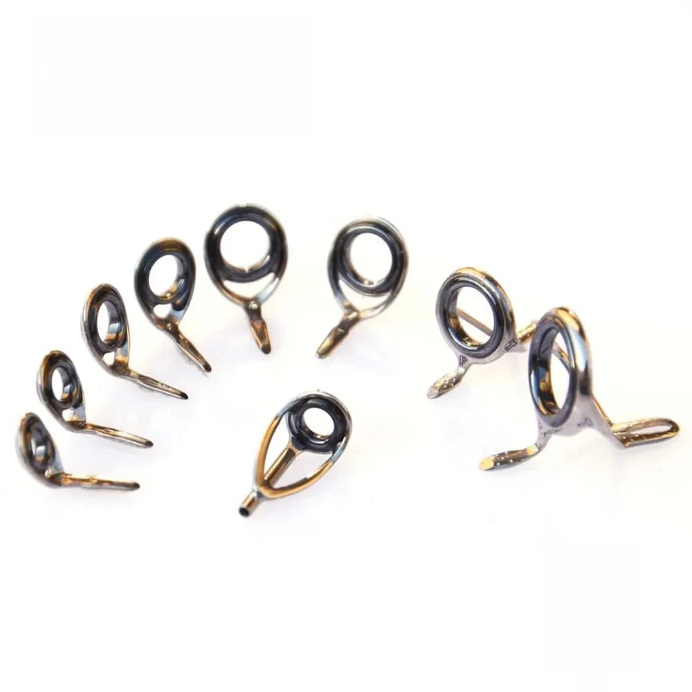 FUJI 9 pièces guide ensemble T-KGST T-KTSG T-LRVSG8 Titane Cadre SIC Anneau plus récent Composant de Construction Réparation DIY accessoire
