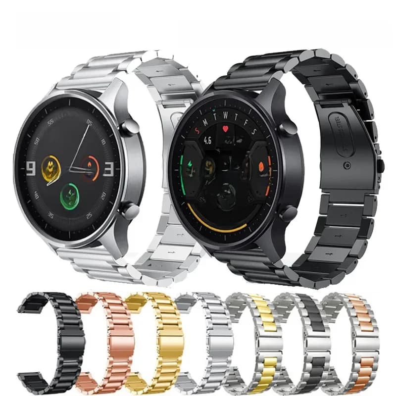 Pour Xiaomi MI montre couleur Bracelet en acier inoxydable Bracelet Bracelet pour Xiaomi Mi montre couleur Correa bandes métalliques Bracelet