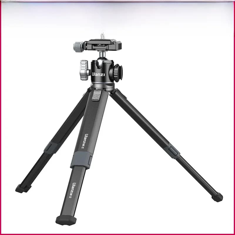 Ulanzi MT-24 Métal Table Trépied avec Alicante Froide pour Microphone LED Lumière Extend Vlog Trépied pour DSLR SLR Caméra Téléphone Trépied