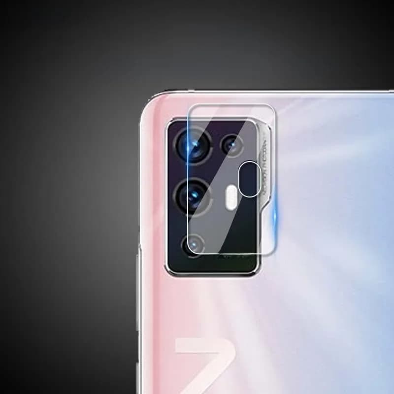 Protecteur d'objectif de caméra arrière pour ZTE Axon 30 Pro 5G, Film de Protection en Fiber de verre trempé souple Ultra mince et transparent de 6.67 pouces