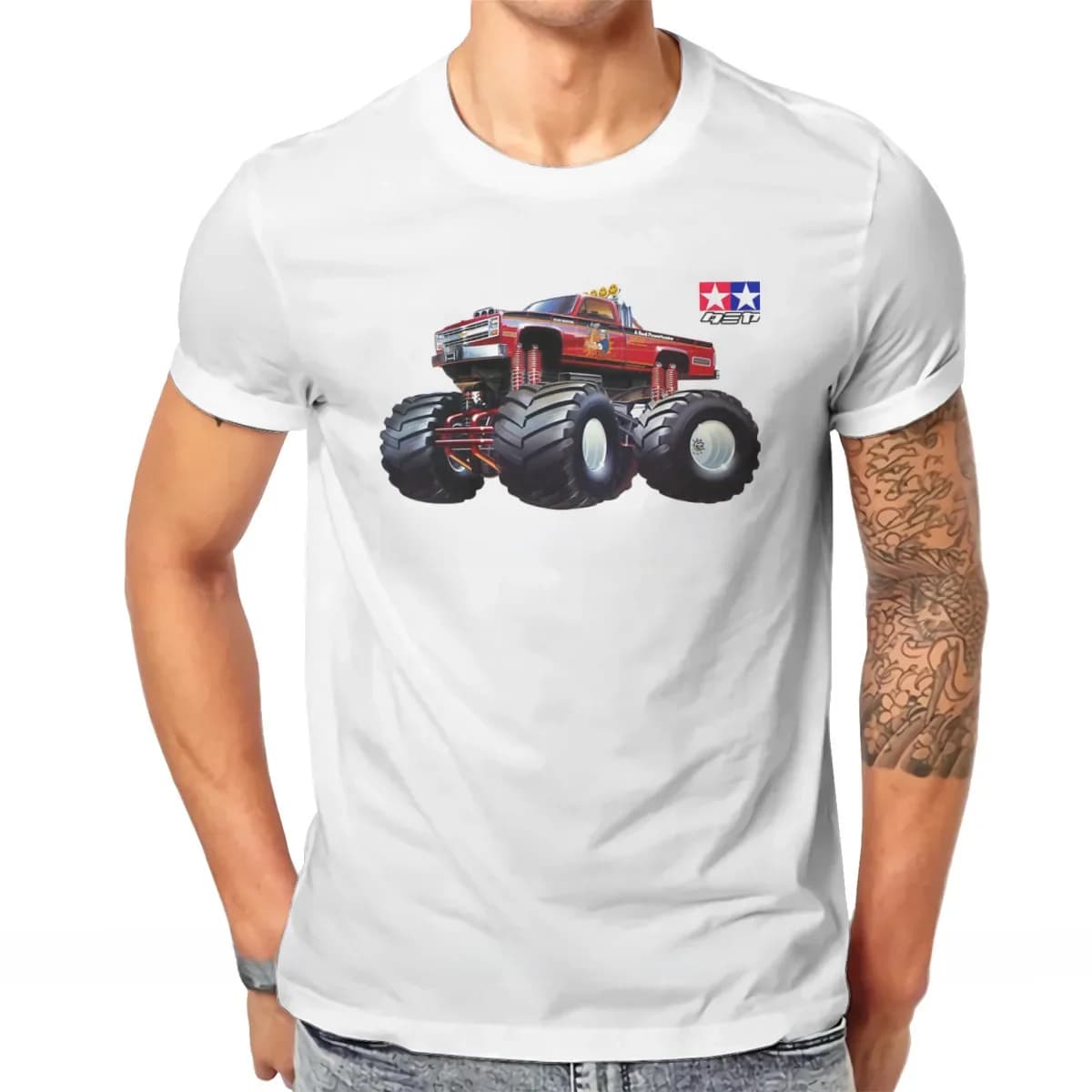 Clodbuster Hipster t-shirts Monster Trucks Tripp Meredith pieuvre film d'action pour hommes Harajuku pur coton col rond surdimensionné
