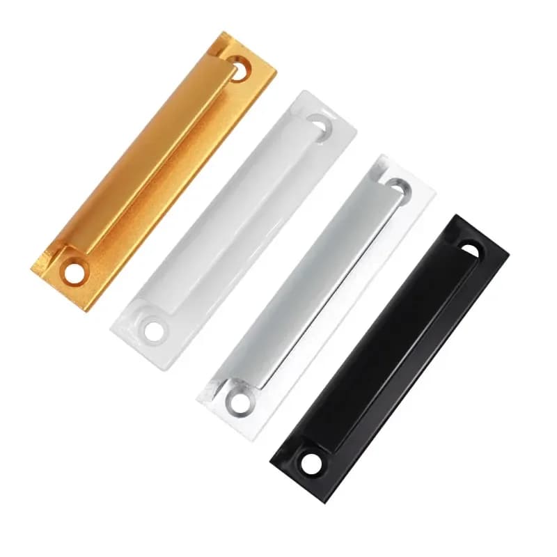 Poignée de porte en alliage d'aluminium, bouton de porte de balcon, poignées de fenêtre, meubles de haute qualité, nouveau