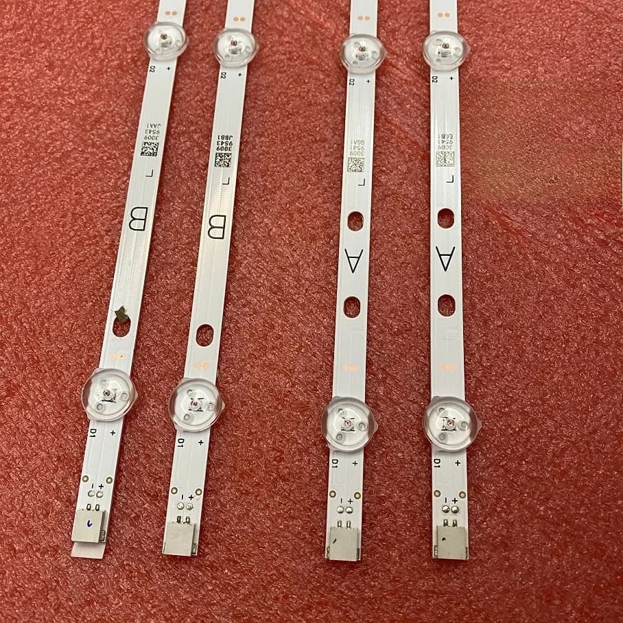 Bande de rétroéclairage LED (4) pour uration Hitachi 43HB26T72U 43HB6T62H 43HB6T72U 43HB6J02U 43HB16T72U 43HB6T62U 43HB16J72U 42HBT42UK LUX0143001