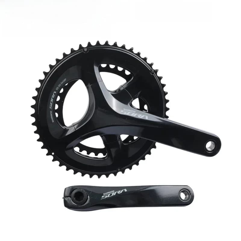 Shimano Sora FC-R3000 Pédalier 2x9 Vitesse 170mm 175mm 50-34T Avec BB-RS501 Route Manivelle Pour Vélo De Route