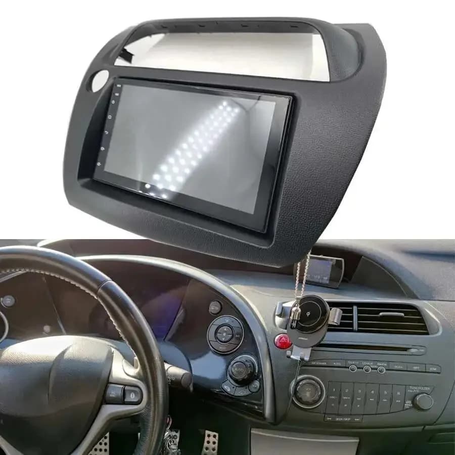 Autoradio Android 12 avec Écran et Navigation GPS, Lecteur de Limitation Stéréo, pour Honda Civic 2008 URA, 2Din