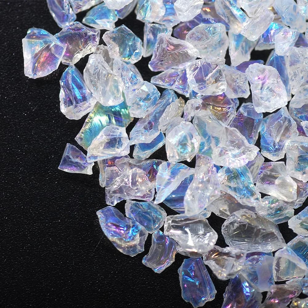 AB strass résine gemmes fausse pierre d'or Kawaii Art fournitures Inclusions verre métallique pour résine Art fabrication de bijoux fournitures