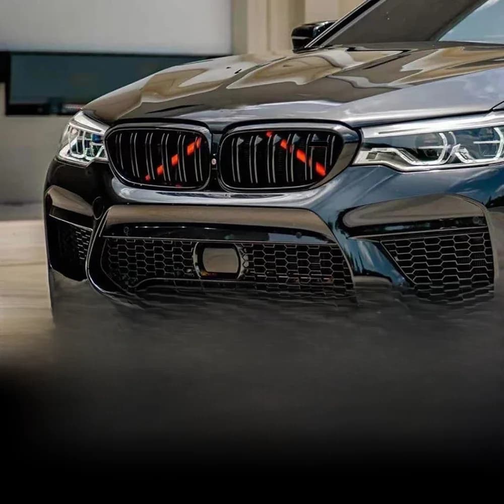 Bandes de garniture de cadre de couverture de calandre avant, autocollant de style sport, BMW F30 F31 F32 F33 F20 F21 F22 F23 F44 F45 1 2 3 4 série M