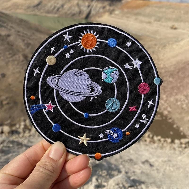 Prajna – patchs de broderie en fer pour vêtements, Cool, Alien, UFO, autocollants pour vêtements