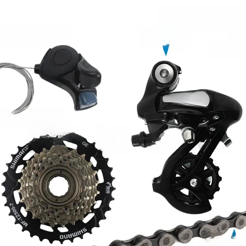 WinterMANO TOURNEY 3x6 3x7 Groupe de vitesses comprend des manettes de SL-TX30 RD-M310 dérailleur arrière MF-TZ500 pignon de cassette CN-HG71 JOR