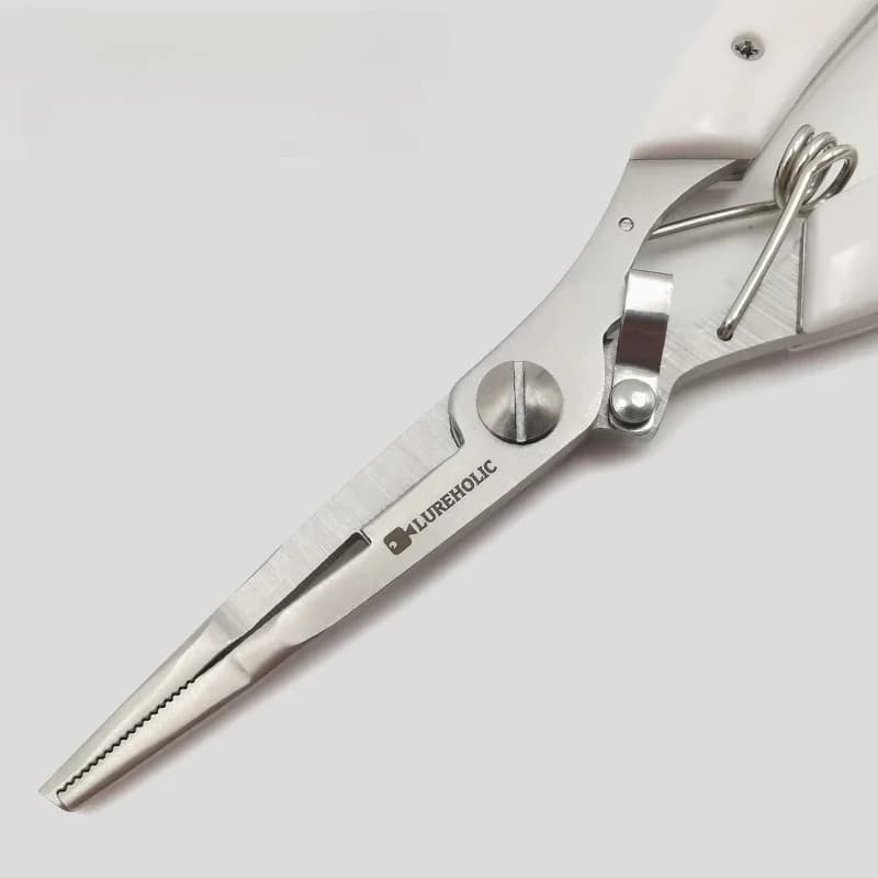 LUREHOLIC accessoires de pêche Mini pince outil pour petite bague collectrice de leurres pince de pêche en acier inoxydable coupe-ligne tressée