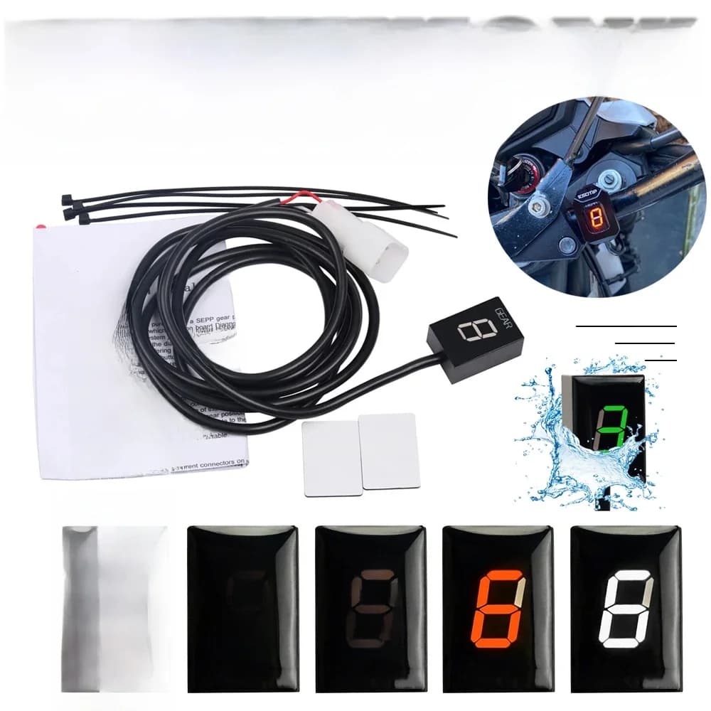 Indicateur de vitesse pour Kawasaki ZX6R ZX-6R ZX6RR ZX-6RR ER-6N ER-6F Z750 Z1000 Z 750 1000 ER-6N ER6N, compteur d'affichage de vitesse de moto
