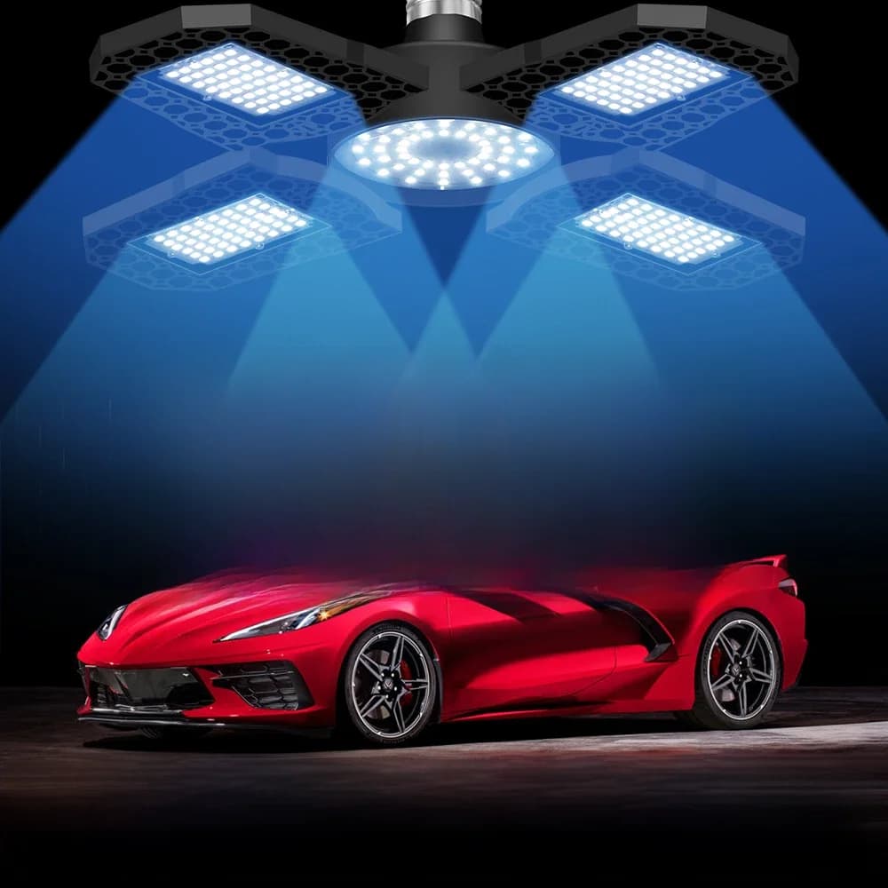 Ampoule LED pliable pour plafond, lampe de garage, budgétaire LED UFO, applique murale industrielle High Bay, 200W, 300W, 400W, 220V, 110V, 2835