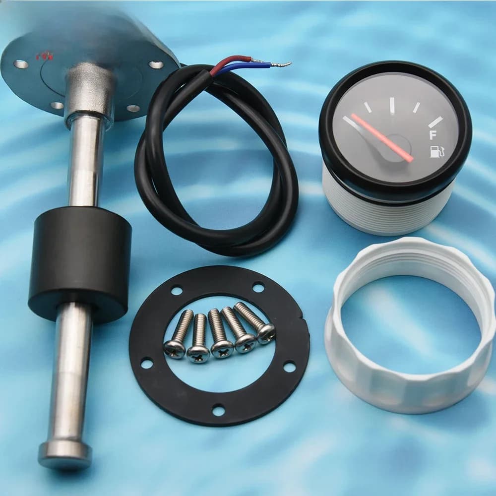 Capteur de niveau de carburant universel pour bateau et voiture, pour jauge de niveau de carburant 0 ~ 190 ohm 52mm avec unité d'envoi de carburant 150 200 250 300 350 400 600mm