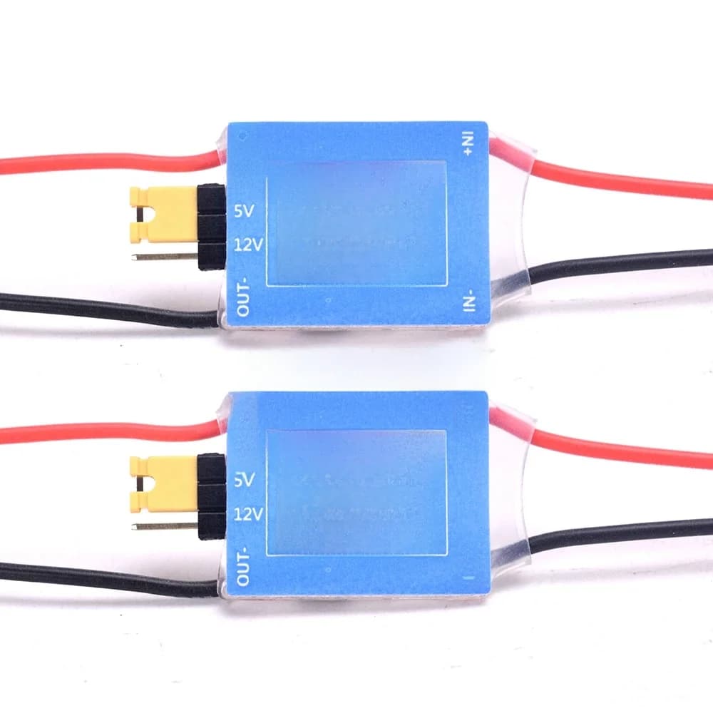 UBEC BEC Power Tech 2-6S 5V 3A / 12V 3A Réglable, Commutable, Pièces RC pour Transmetteur FPV, Contrôleur de Vol, 1 Pièce, 2 Pièces
