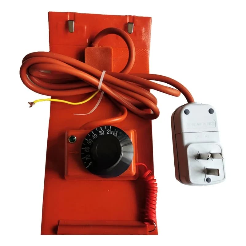 Ceinture chauffante électrique en Silicone pour baril de pétrole, bande chauffante en caoutchouc, pour réservoir de gaz, métal