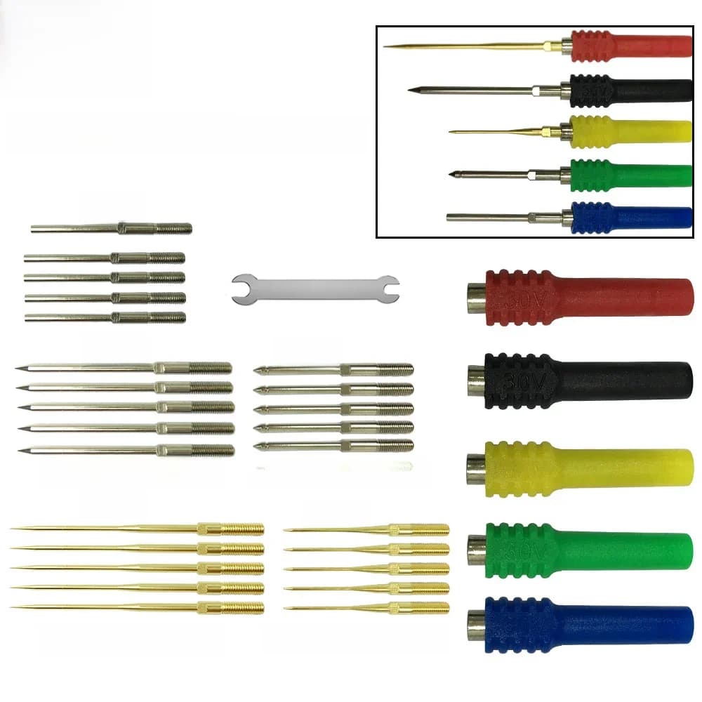 JZDZ – Kit de broches de sonde de Test multifonction multimètre, pour appareils automobiles/électriques, outils de Diagnostic et de réparation, bricolage JT8001