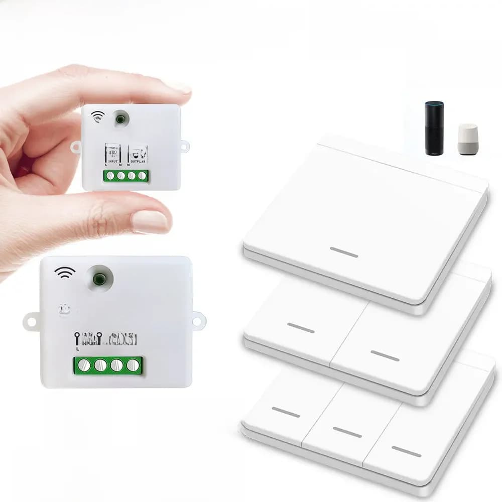 Mini Module interrupteur mural intelligent, wi-fi, 433MHZ, commande à distance électrique sans fil, 220V, 10a
