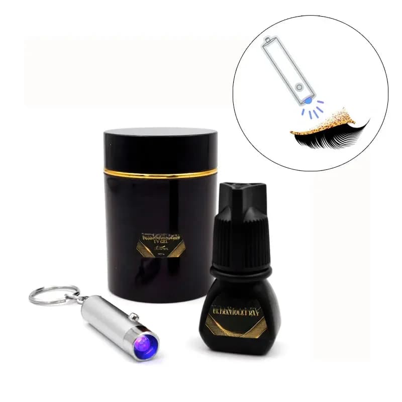 Colle pour cils à séchage rapide en 1 seconde, photothérapie Quantum au micro-ondes, Gel pour Extensions de cils, outil de maquillage de beauté adhésif