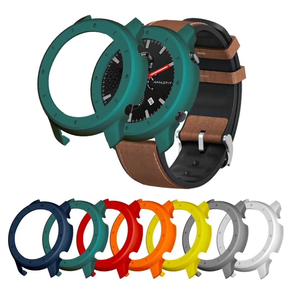 Pour Amazfit GTR 47mm 42mm boîtier de protection bord cadre coque pour Huami Amazfit GTR montre intelligente manchon de protection PC pare-chocs