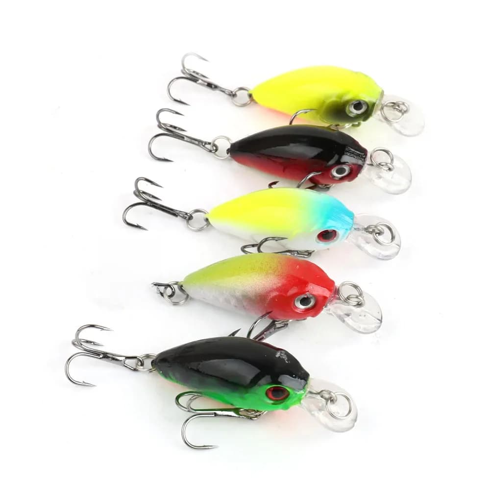 1 pièces leurres de pêche vairon coulant Wobbler Fishig carpe appât dur Bait4.5cm5g artificiel manivelle Jerk appât Pesca matériel de pêche
