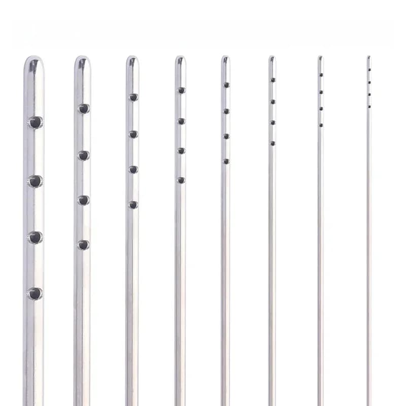 Kit de canules d'infiltration d'eau, injection de graisse, autoclavable, gros