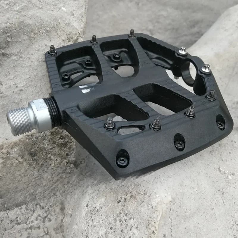 Pédales de vélo de montagne en nylon haute résistance coordonnantes, surface composite 9/16, BMX, VTT, vélo de route