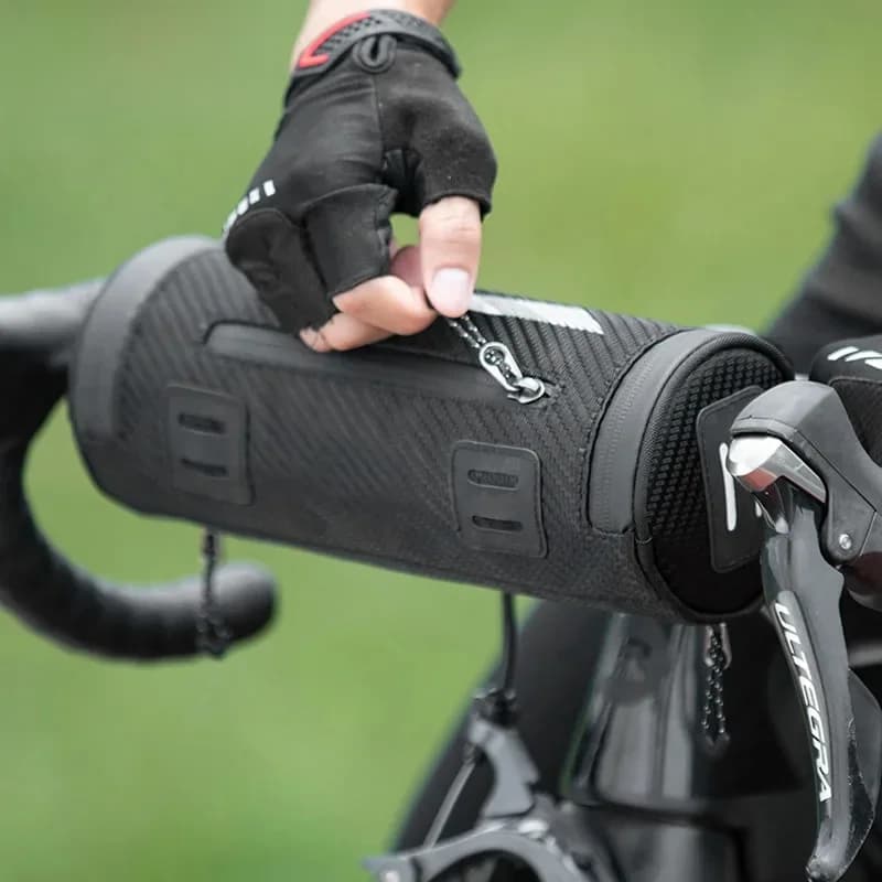 ROCKBROS-Sac à dos grande capacité pour cadre de vélo de route, sacoche de guidon portable pour VTT