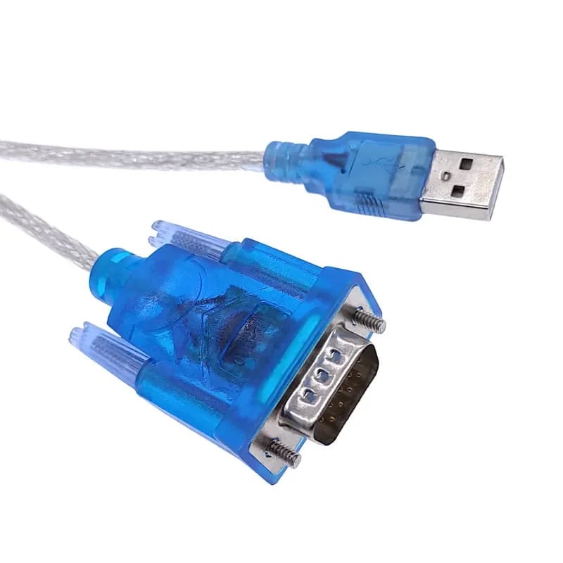 Câble USB CH340 vers RS232, port série 9 broches DB9, adaptateur de port COM série, convertisseur compatible avec Windows 7