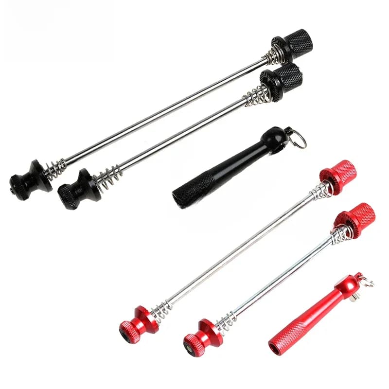 ROCKBROS – moyeu de roue de bicyclette à dégagement rapide, brochettes avant et arrière QR à dégagement rapide, axe à levier pour vtt et vélo de route