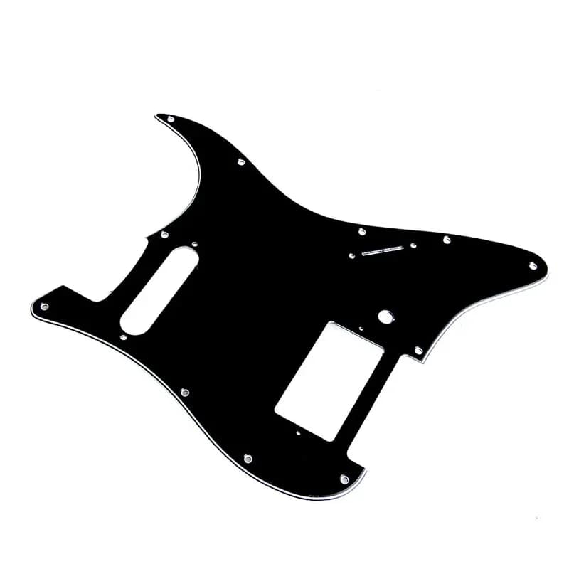 Pickguard de guitare noir à 3 plis, pour Fender Stratocaster HS Single Strat Humbucker