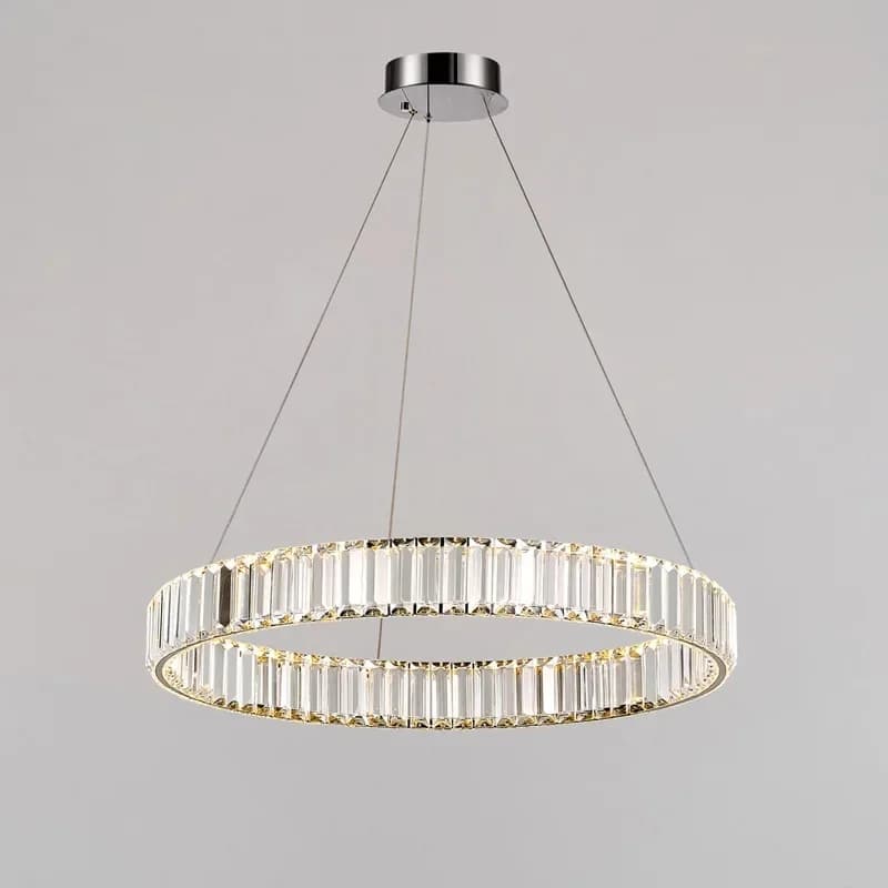 Lampe Led suspendue en cristal au design créatif moderne, design nordique de luxe, luminaire décoratif d'intérieur, idéal pour un salon, une chambre à coucher ou une salle à manger