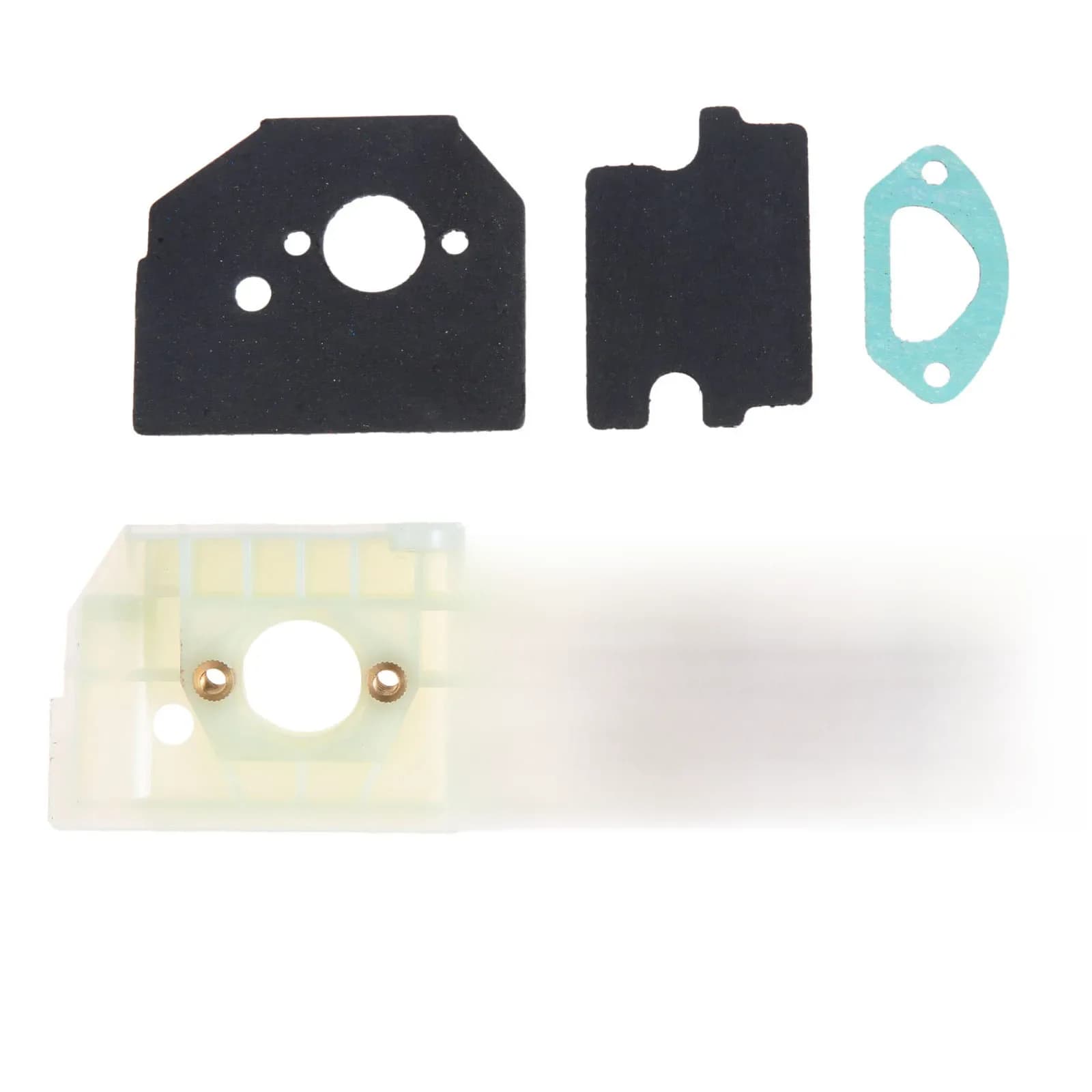 Support de carburateur, entretoise, Guide intérieur et Kit de joints pour tronçonneuse chinoise 4500 5200 5800