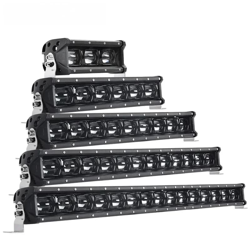 Barre de lumière de travail LED à faisceau large 9D, pour tout-terrain 4x4, pare-chocs, projecteur LED de conduite, SUV, voiture, camion, VTT, lampe de travail LED pour toit