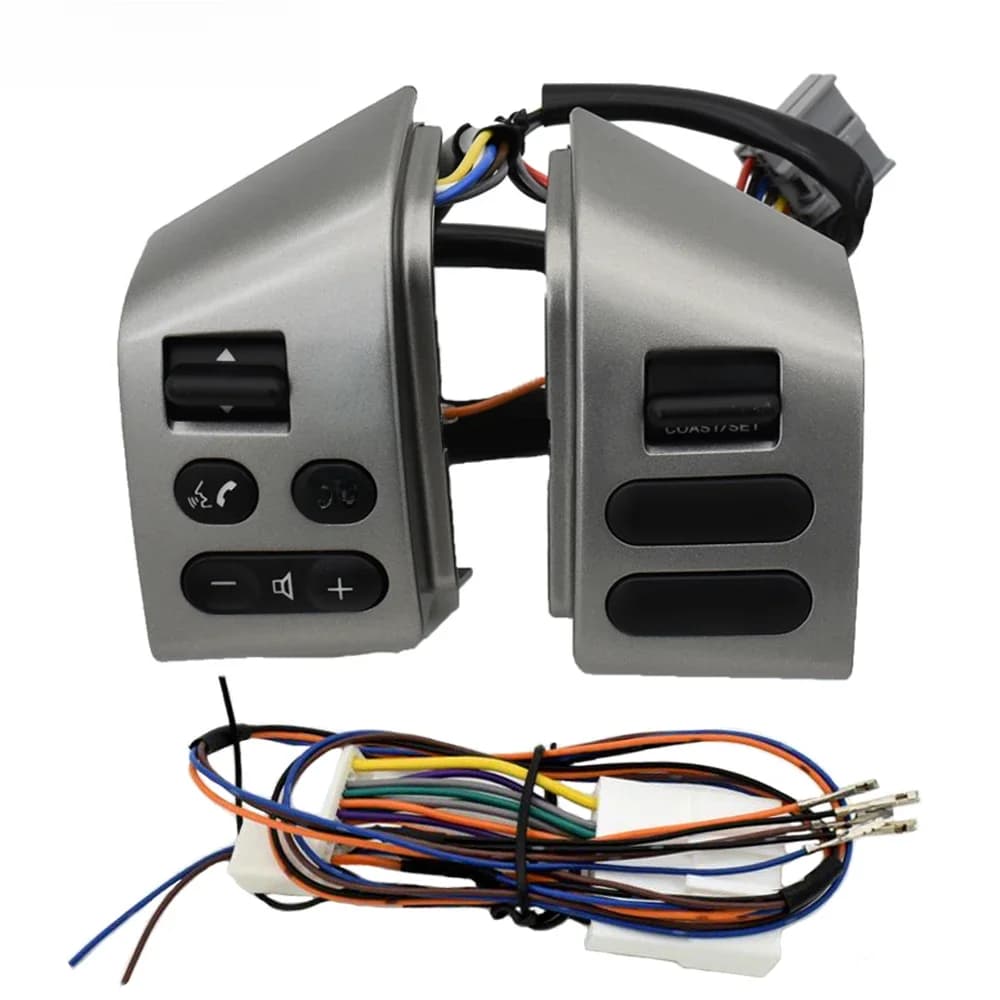 Bouton de commande au volant gauche + droite + fil, pour Nissan Tiida LIVINA Old Sylphy, bouton de Volume de téléphone