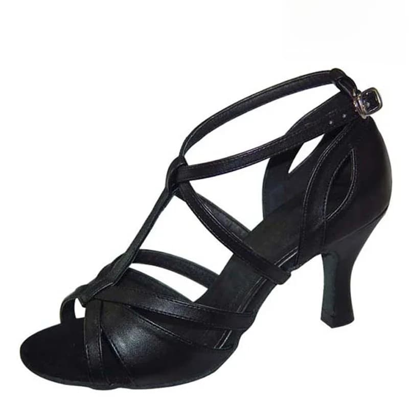 Evkoodance – chaussures de danse à talons pour Salsa latine, pour femmes, six couleurs différentes au choix, en satin ou en PU, Evkoo-221