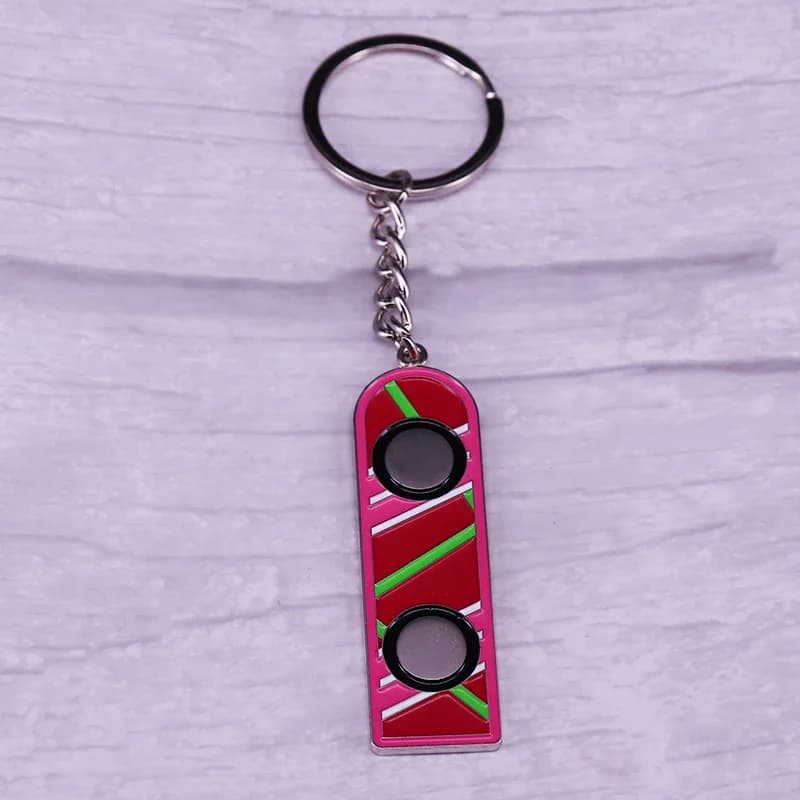 Retour vers le futur Hoverboard Keyring, Marty McFly, Hover Board Keychain, 80s Time Travel, Sci-fi Movie, GérCool Addition